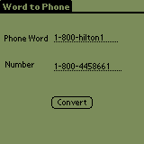 WordFone screen